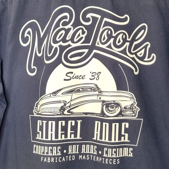 Mac Tools Street Rods Button Down Shirt Size 2X - Picture 4 of 6